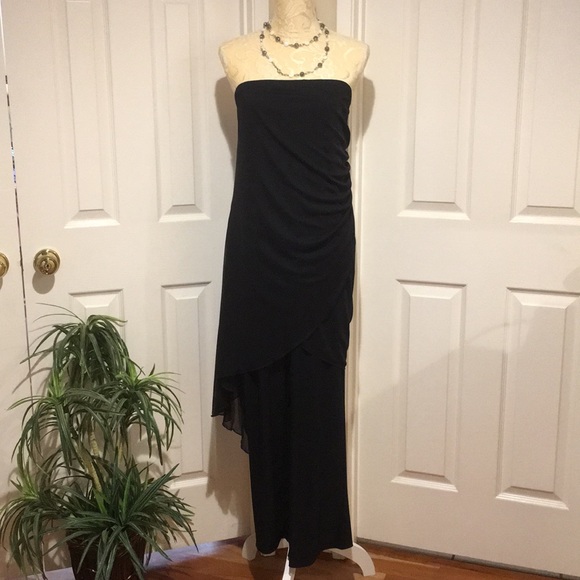 Dresses & Skirts - Strapless One Piece Black Dress Pants 1X Plus